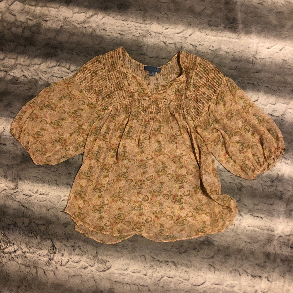 Anthropologie Size Small Boho Festival Shirt